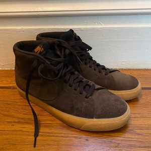 Nike SB Zoom Blazer Velvet Brown Gum Mid Tops